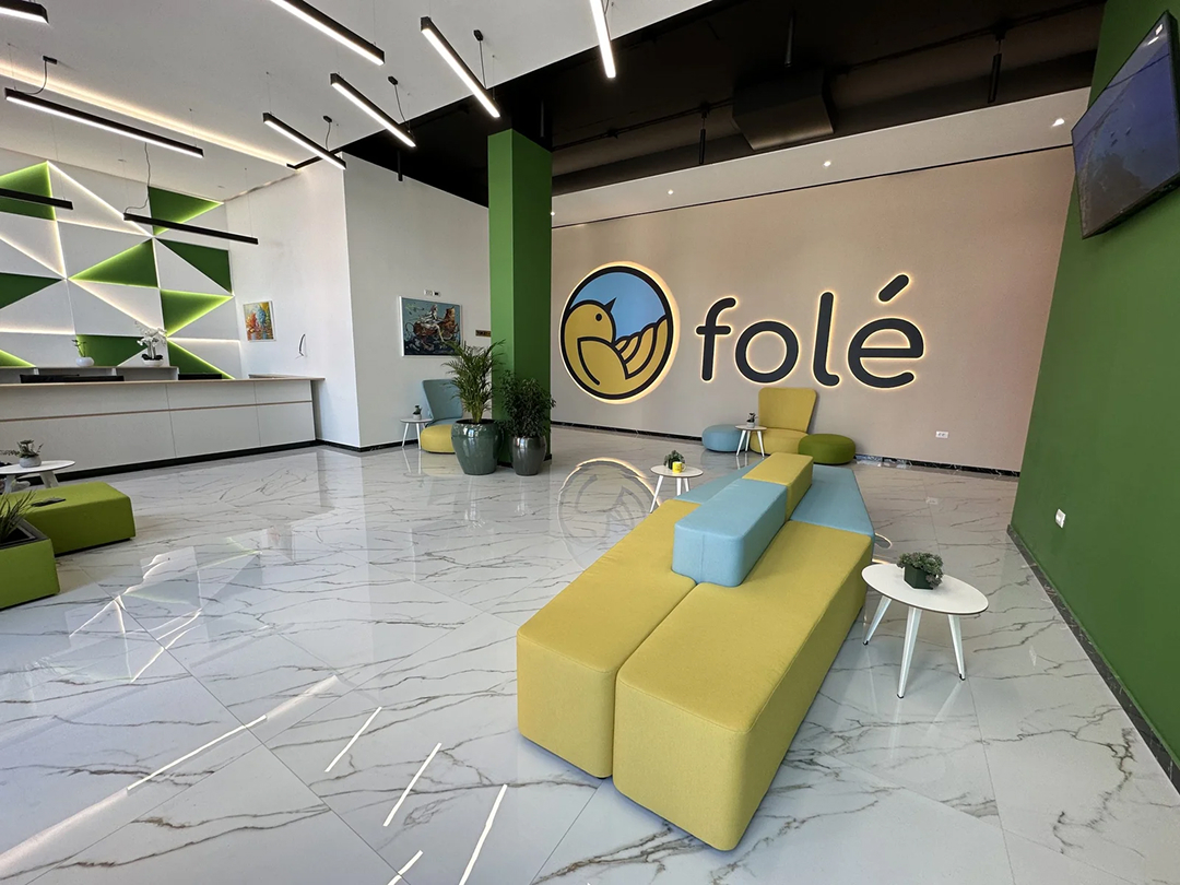 Zona e recepsionit në Folé Residence
